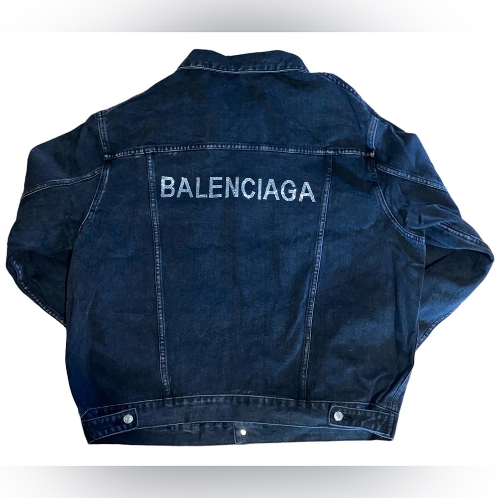 Balenciaga Men’s Denim Jeans Jacket Size Large